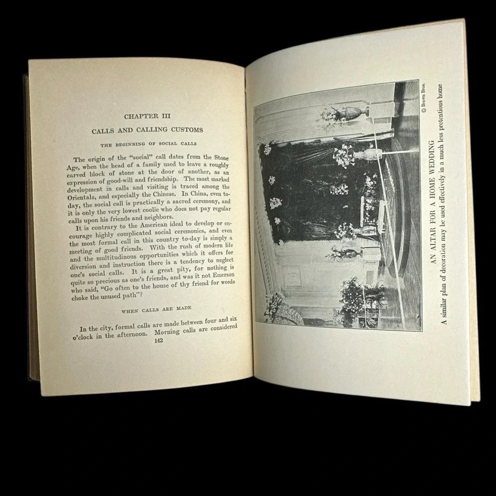 Book of Etiquette Volume 1 & 2 by Lillian Eichler 1922 HC - Antiquarian Book Set